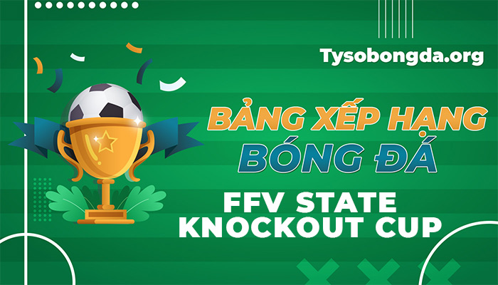 Bảng xếp hạng FFV State Knockout Cup trực tiếp hôm nay và ngày mai