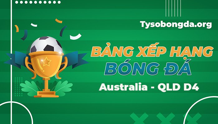 Bảng xếp hạng Australia - QLD D4 mới nhất hôm nay
