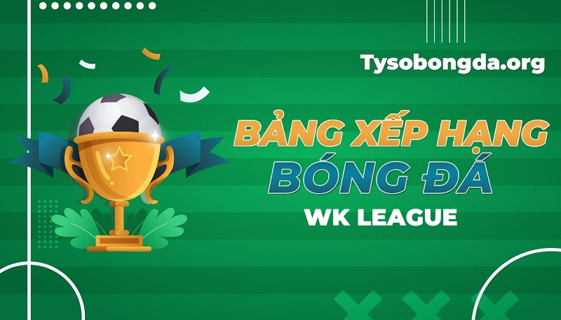 Bảng xếp hạng WK League | BXH VĐQG Hàn Quốc nữ mới nhất hôm nay