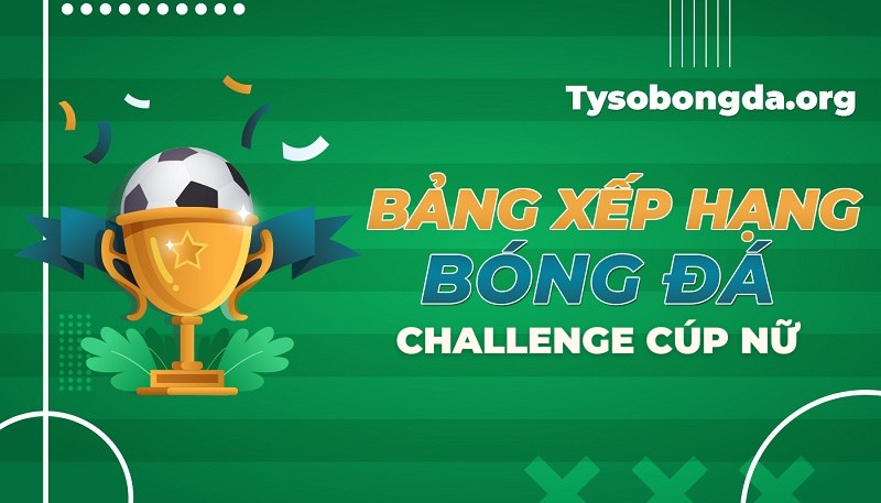 Bảng xếp hạng Challenge Coupe Nữ Pháp mới nhất hôm nay