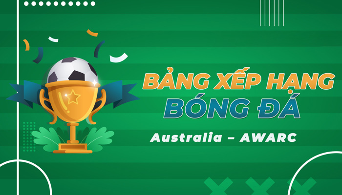 Bảng xếp hạng Australia – AWARC | BXH Australia – AWARC mới nhất hôm nay