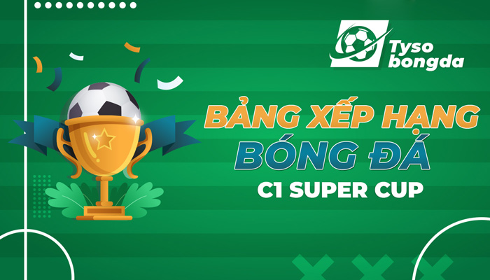 Bảng Xếp Hạng Italy C1 Super Cup | Cập nhật BXH C1 Super Cup mới nhất