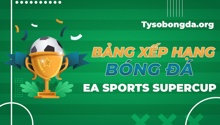 Bảng xếp hạng Super Coppa Italiana – Cập nhật mới nhất hôm nay