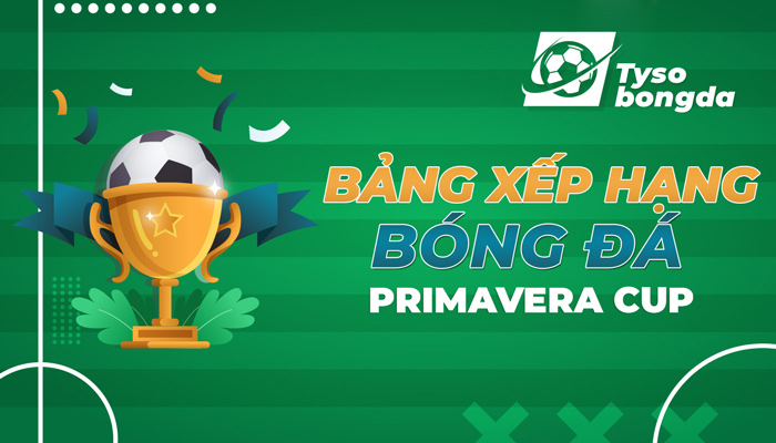 Bảng xếp hạng Italia Primavera Cup | BXH Italia Primavera Cup hôm nay