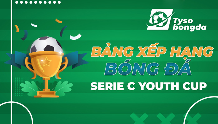 Bảng xếp hạng Italia Serie C Youth Cup | BXH Italia Serie C Youth Cup hôm nay