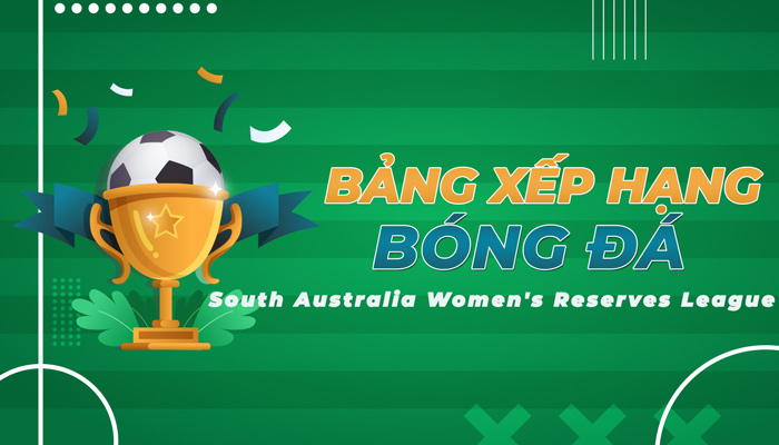 Bảng xếp hạng South Australia Women’s Reserves League mới nhất hôm nay