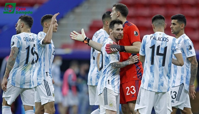 Top 5 trận thua đậm nhất của Argentina